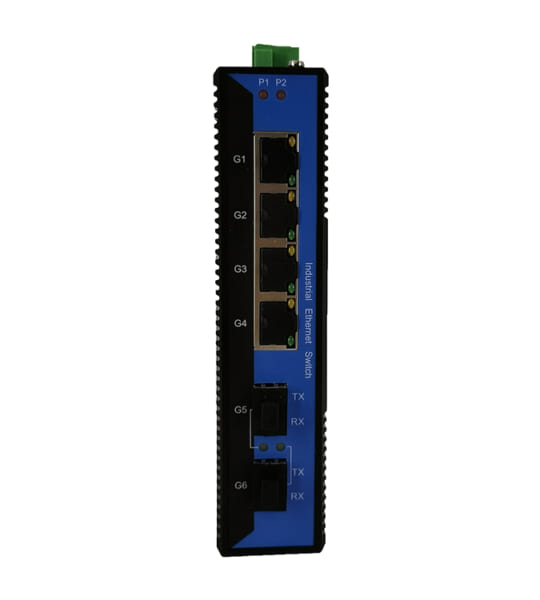 IES406G-4G-2GS Switch công nghiệp 4 cổng Ethernet 10/100/1000M + 2 cổng SFP Gigabit